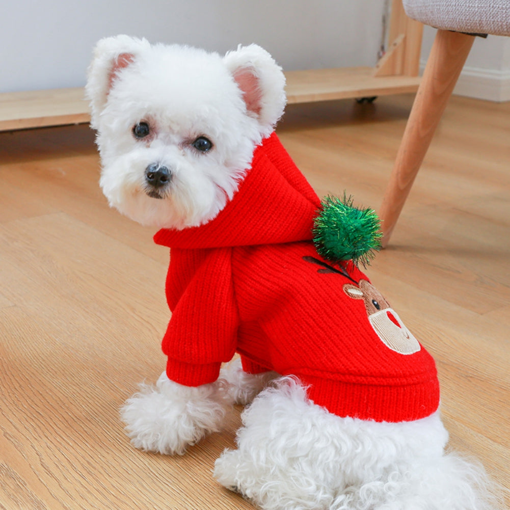 Christmas Warm Hoodie and Princess Dress for Small Dogs