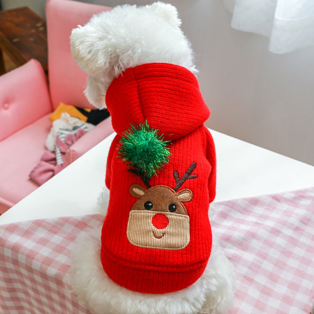 Christmas Warm Hoodie and Princess Dress for Small Dogs