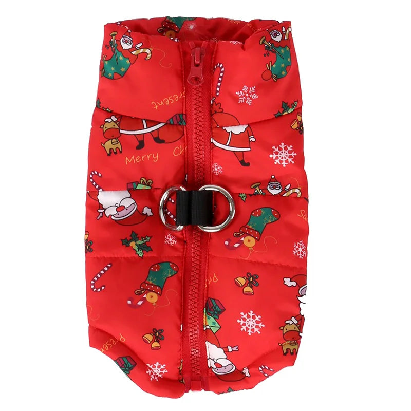 Christmas Puppy Big Dog Coat Jacket