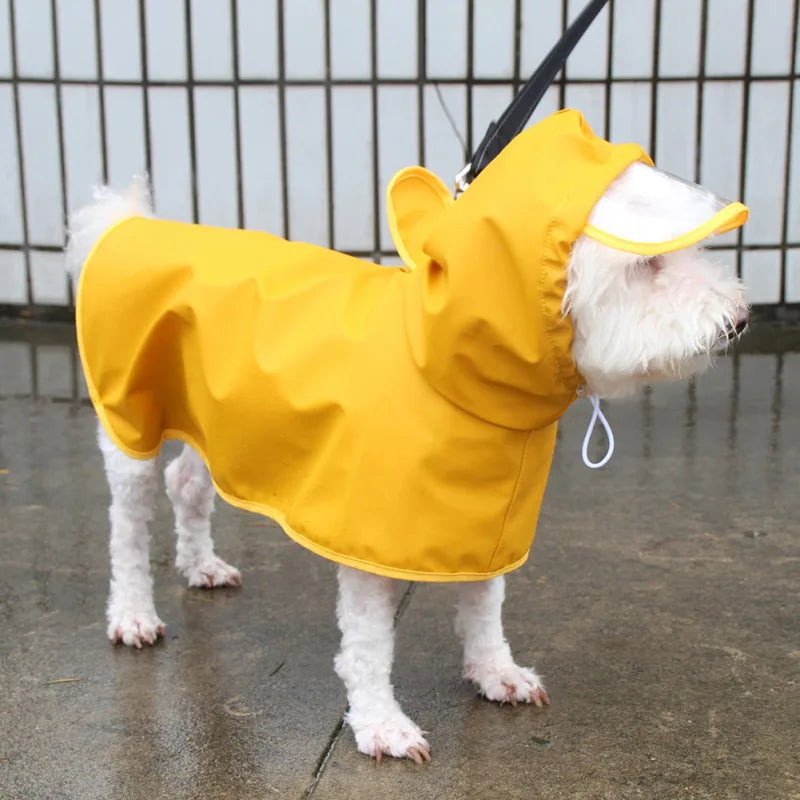 Dog  Rain Coat Waterproof Jacket Reflective