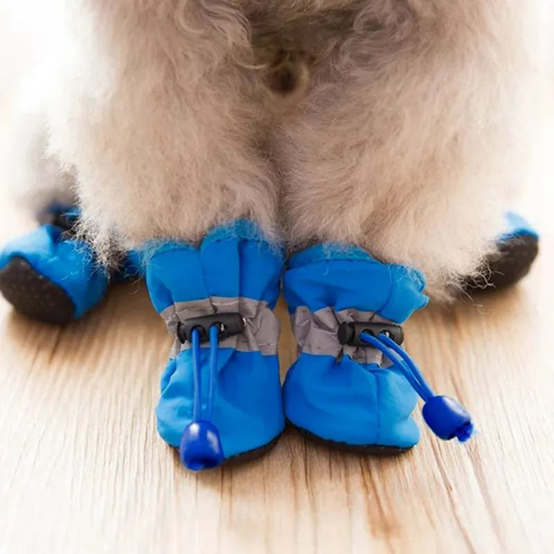 Winter Dog Shoes "Warm" For Small Puppy Dogs. Multiple Colors