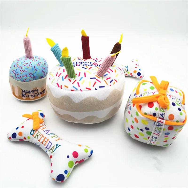 Pet Dog Toys Birthday Cake | Birthday Bone