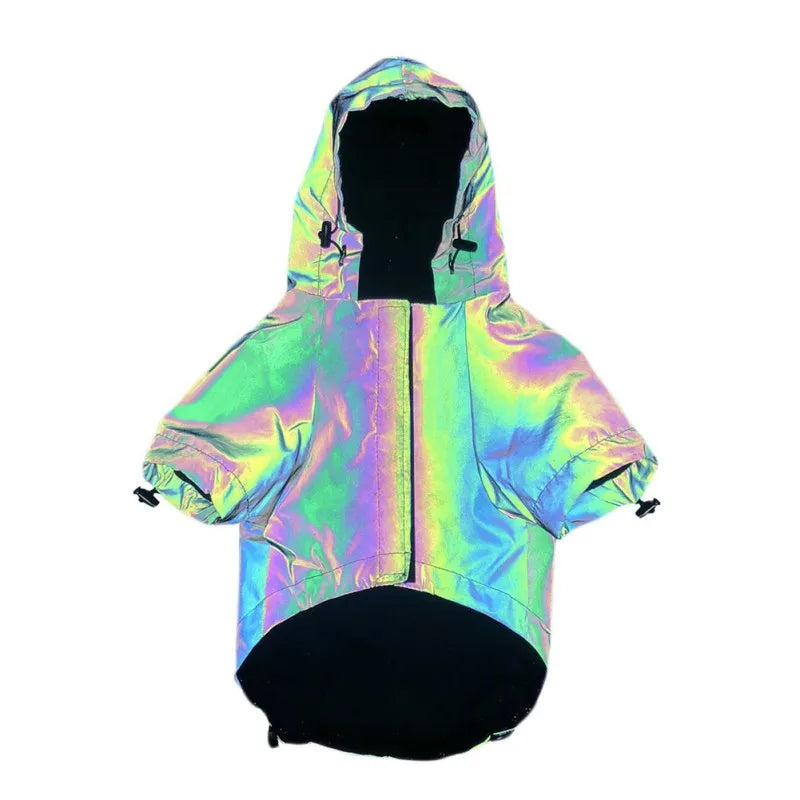 Dog Flashing Hoodie Waterproof Reflective