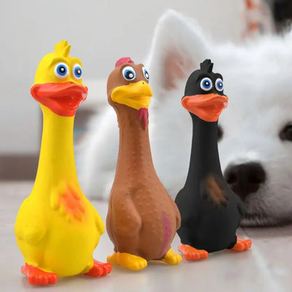 Pet Dog Squeaky Sound Chicken Toy