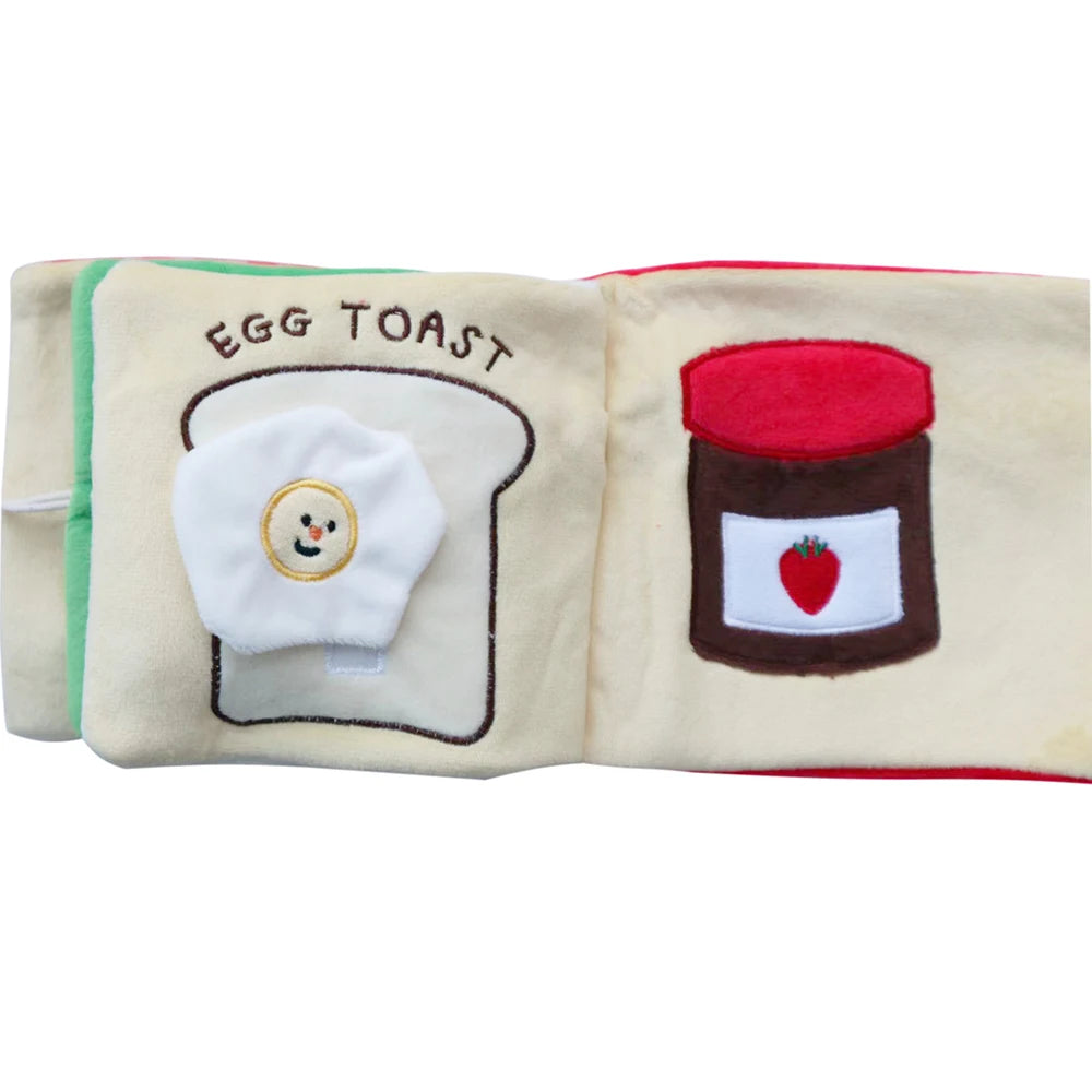 Pet Dog Toy Book Interactive with Hidden Food