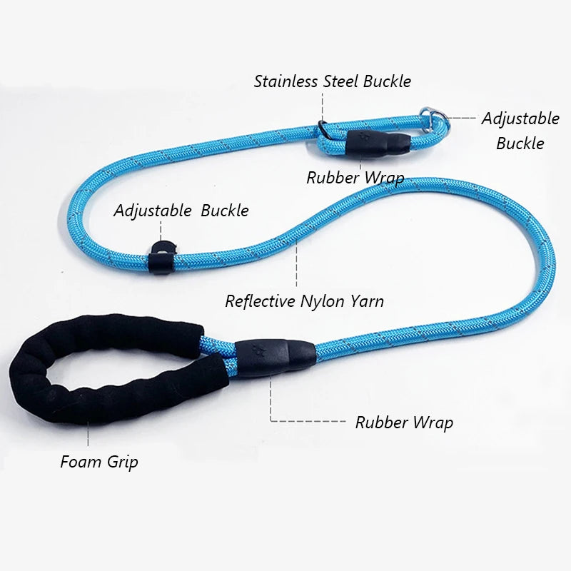 Training Padded Leash Reflective for Medium Large Dogs