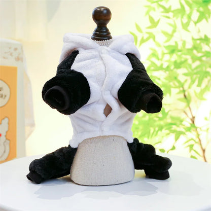 "Panda" Winter Warm Jumpsuit Costume for Small Dogs and Puppies