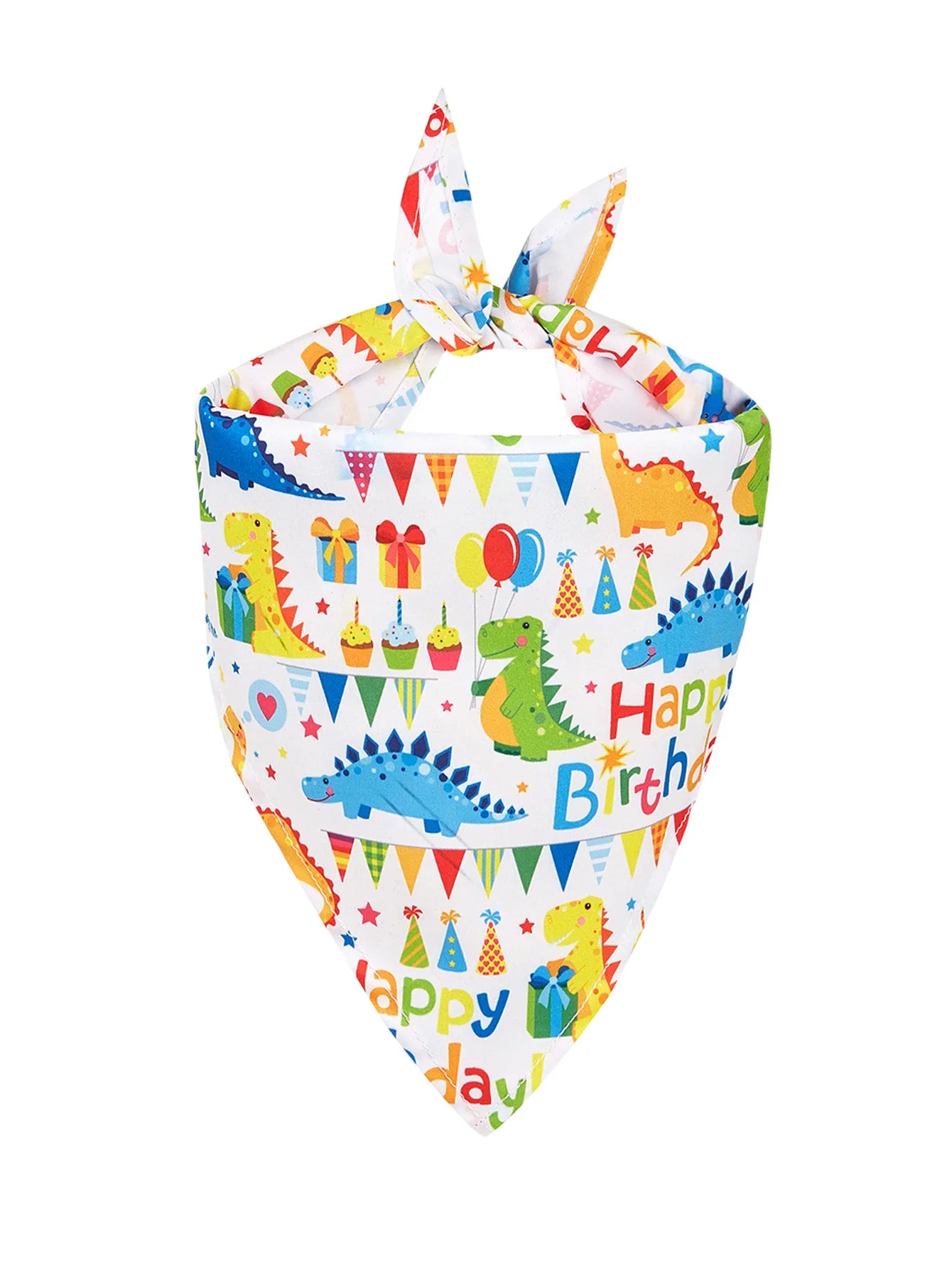 Birthday Day Party Pet Bandana Triangle Scarfs For Small Medium Dogs