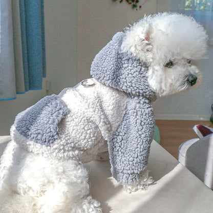 Berber Fleece Puppy Dog Hooded Sweater