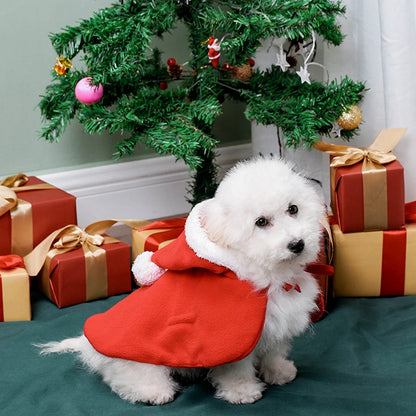 Christmas Santa Cloak for Small Dogs