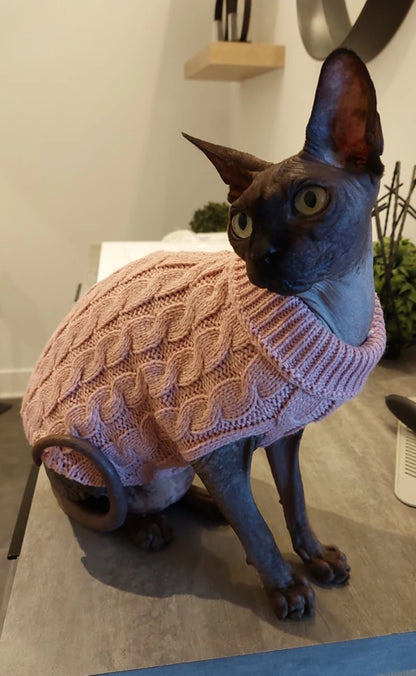 Winter Warm Pet Dog Turtleneck Knitting Sweaters for Small and Medium Dogs Cats Chihuahua Vest Coat Teddy French Bulldog Jacket