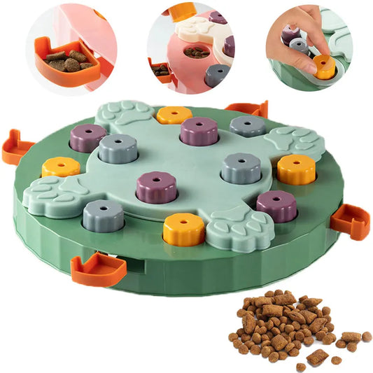 Pet Dog Puzzle Snack Toy Training Game interactive