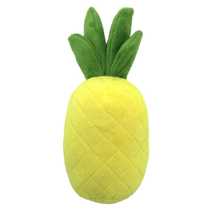 Fruit Pineapple Soft Dog Toy