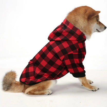 Pet Dog Clothes Plaid Coat!