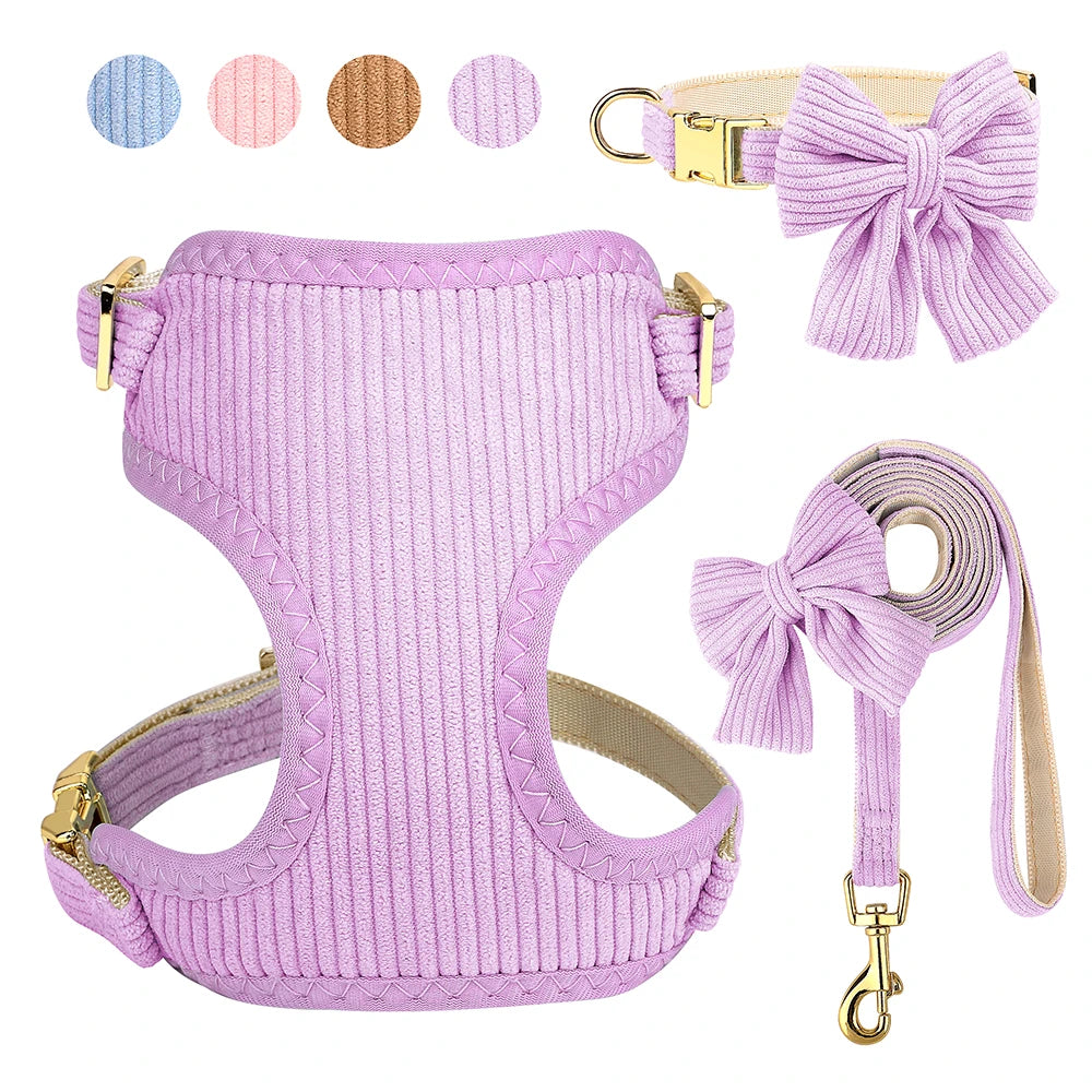 Dog "Cuties" Leash Harness Set