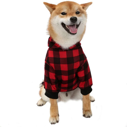 Pet Dog Clothes Plaid Coat!