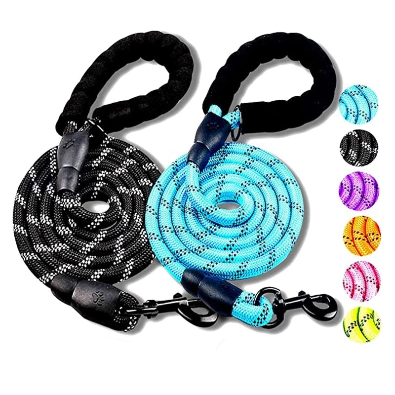 Nylon Reflective Dog Leash Accessories for Small Medium Large Dogs