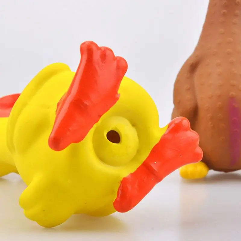 Pet Dog Squeaky Sound Chicken Toy