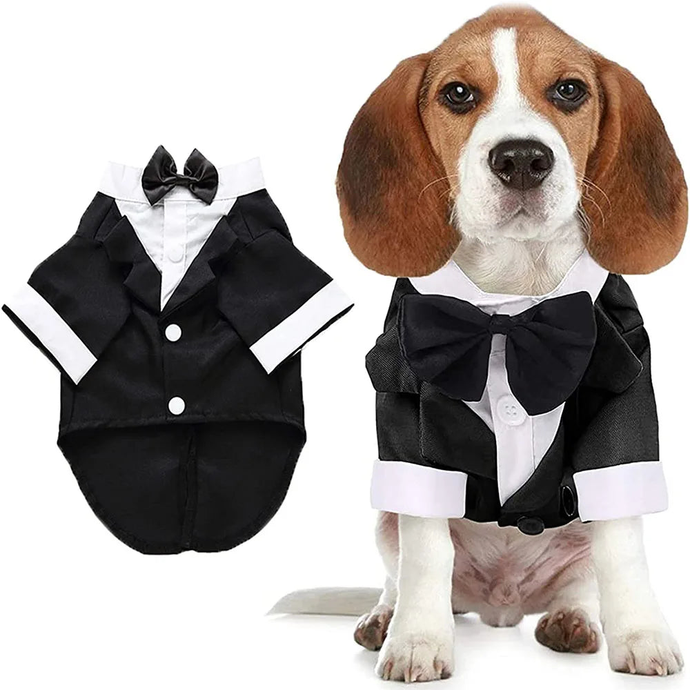 Dog Tuxedo Dog Suit Wedding Party Costume