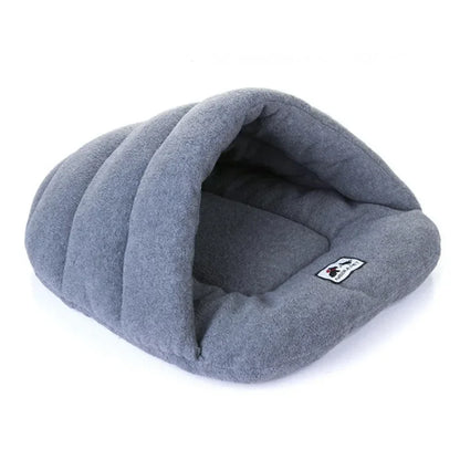 Cozy winter Dog slipper house Bed